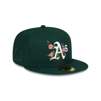 Sapca New Era Oakland Athletics MLB Bloom 59FIFTY Fitted - Verzi